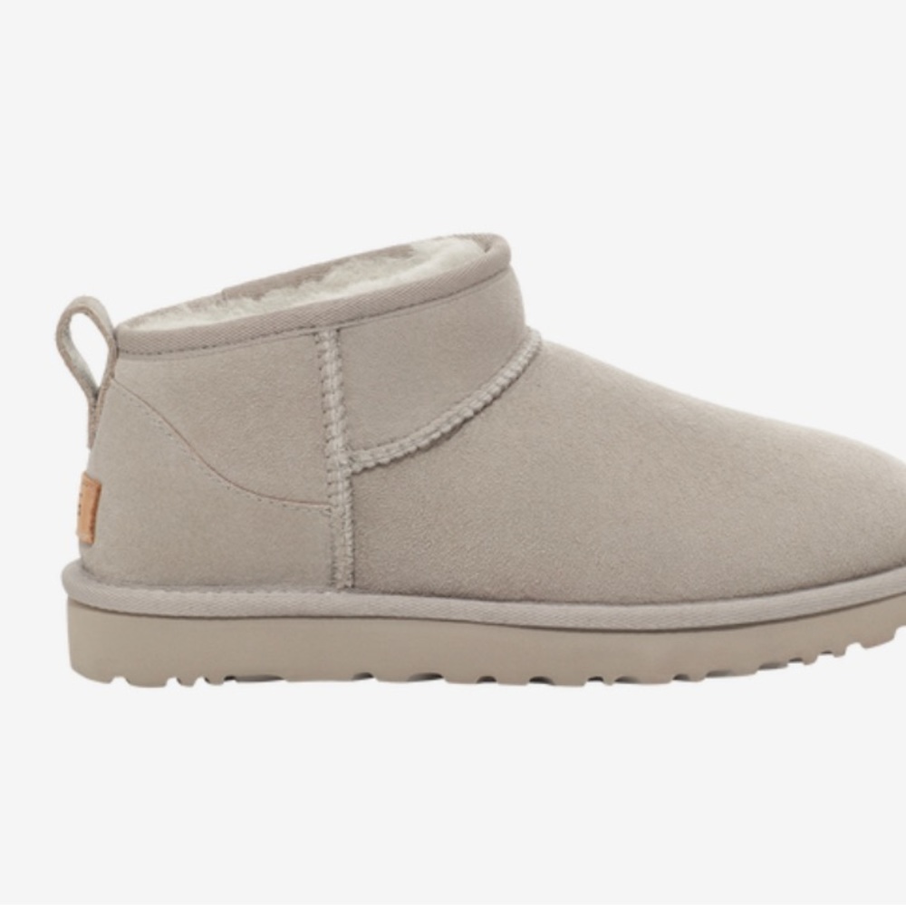 NWT UGG Classic Ultra Mini gray- goat color